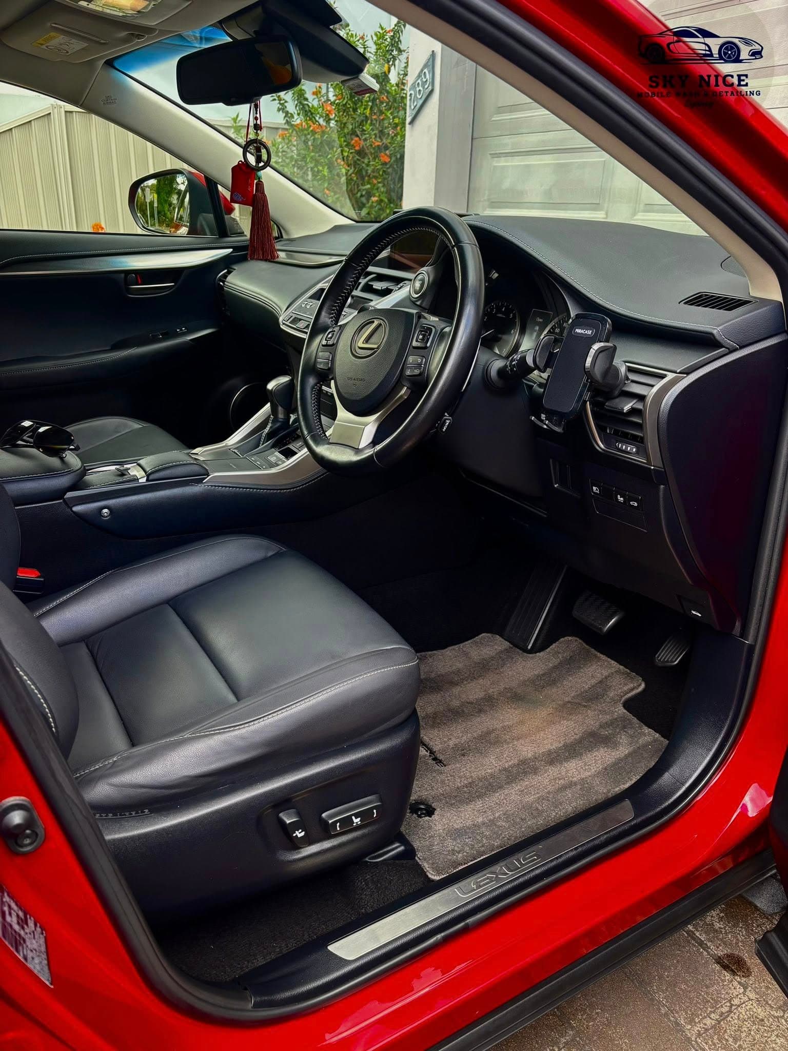 Headlights before restoration - yellow and foggy