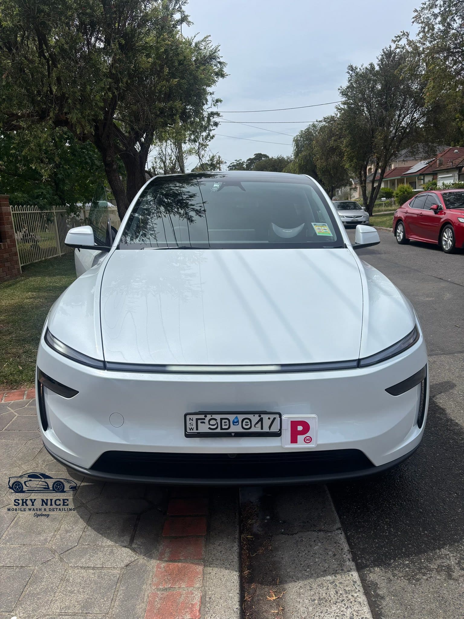 Vehicle body before paint correction and polish