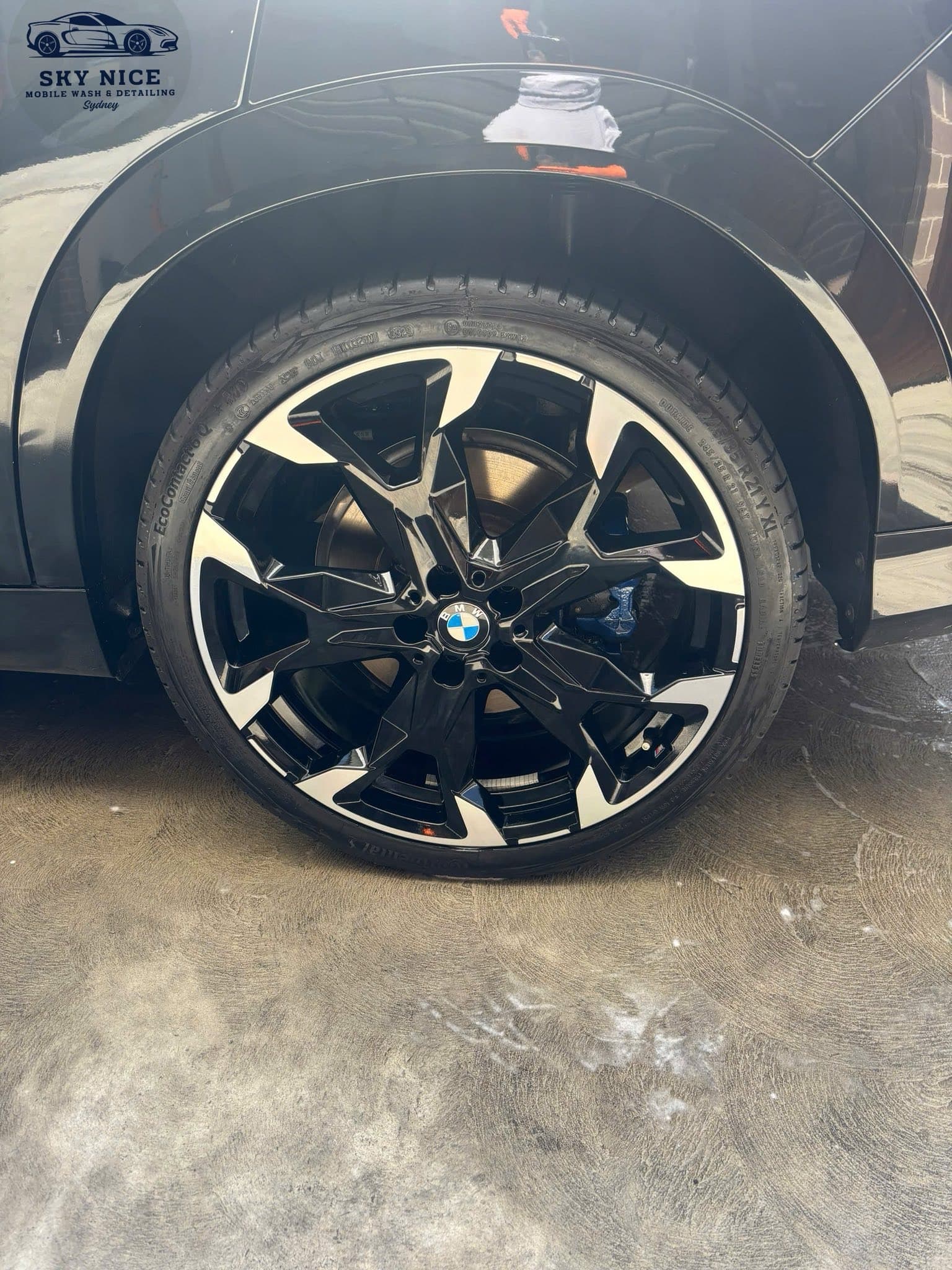 Convertible roof before deep clean - dirt and stains