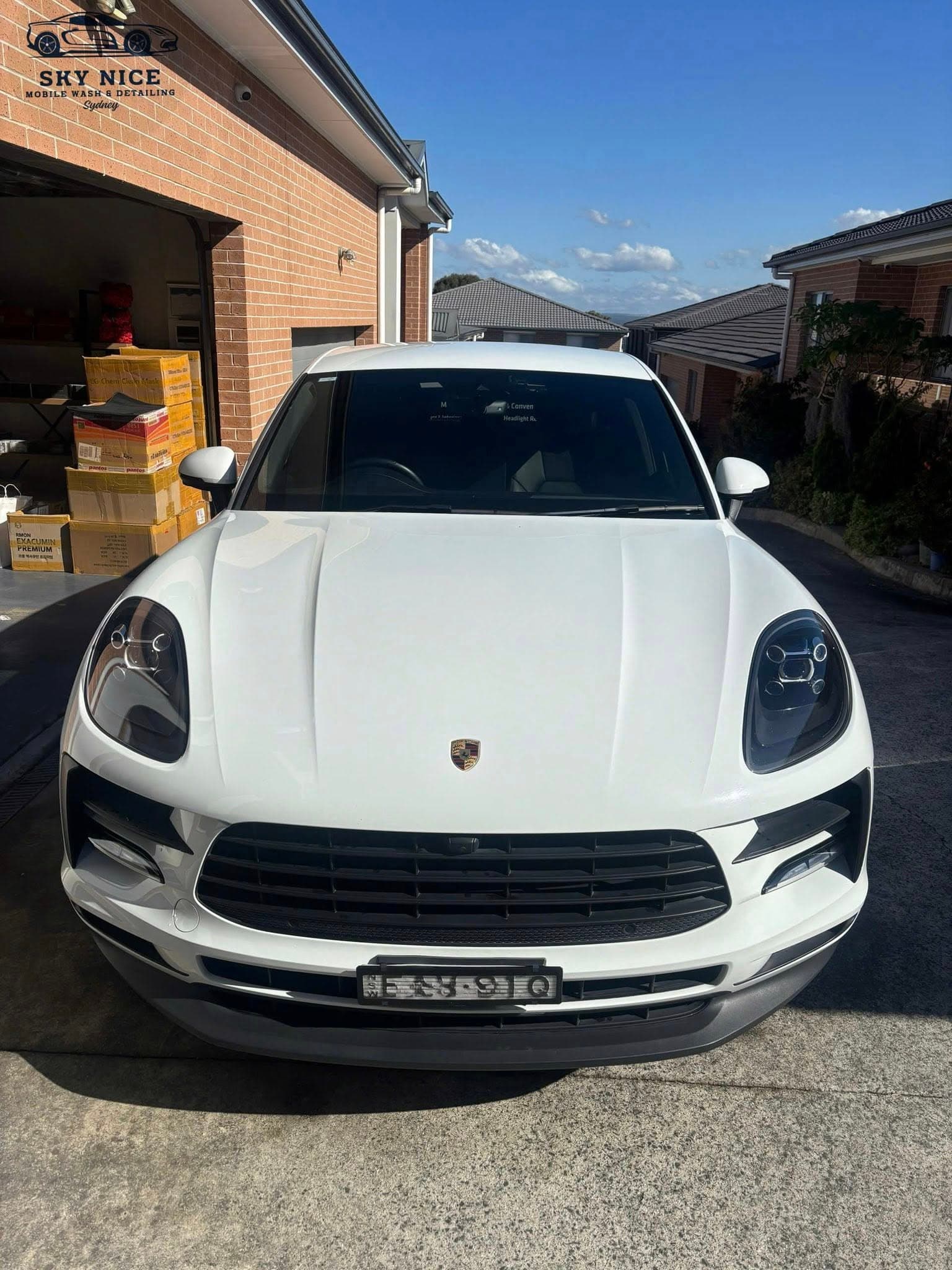 Convertible roof after deep clean - refreshed fabric