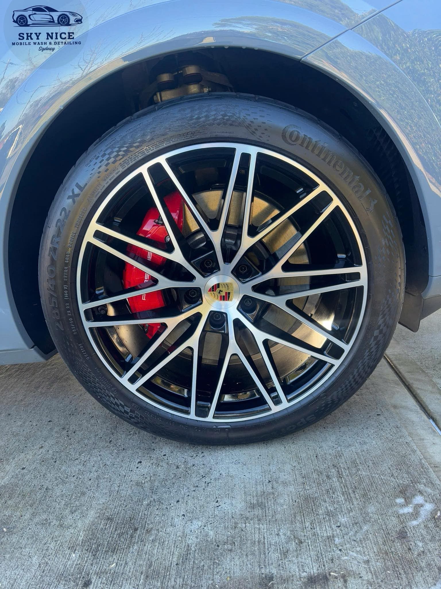 Engine bay before detailing - covered in grease and dirt