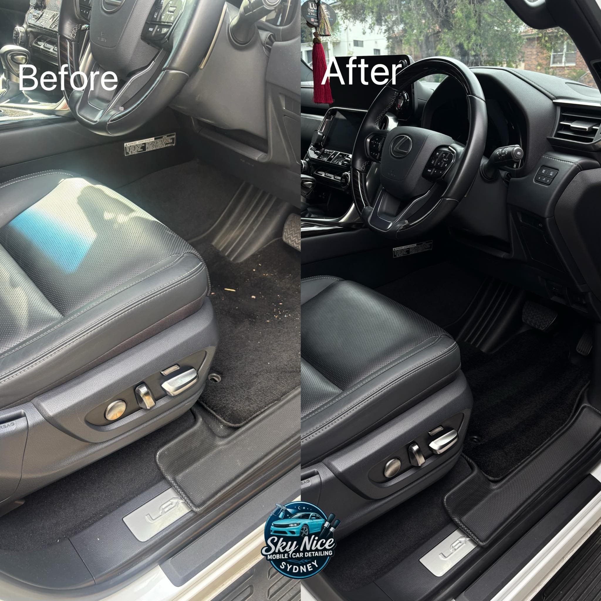 Car exterior before quick detail - daily grime buildup