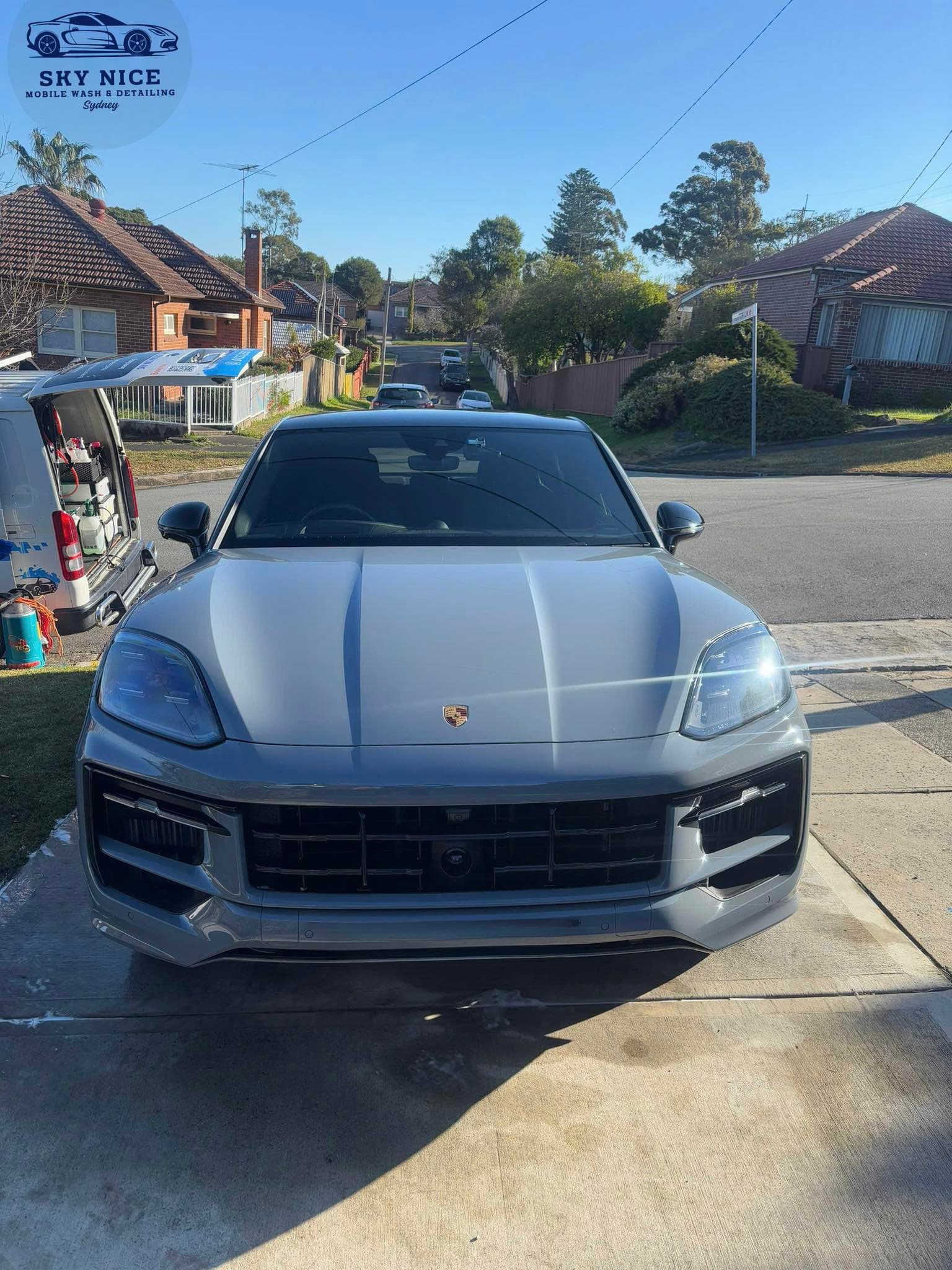 Car exterior after quick detail - fresh and clean