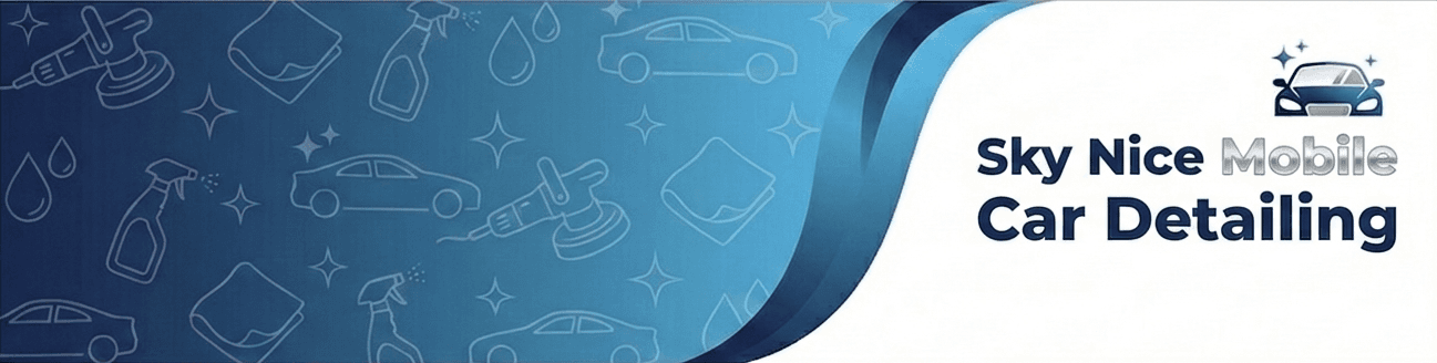 Professional car detailing service background